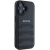 MERCEDES ETUI CASE POKROWIEC DO IPHONE 16 SKÓRZANE Z DEBOSSED LINES Z LOGO