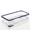 Clear 3in1 etui do Samsung Galaxy A03s (166) żelowy pokrowiec z ramką niebieski