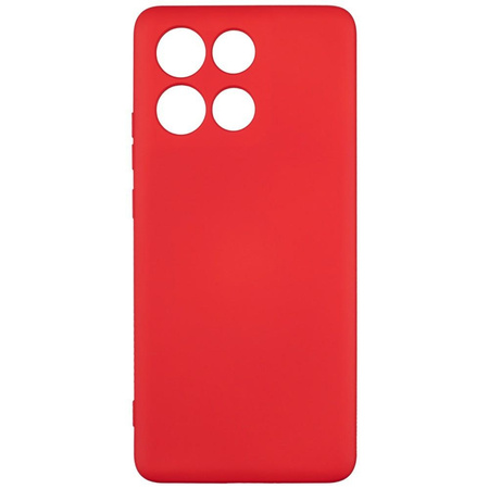 Etui Beline Silicone do Moto G86 Power   5G czerwony