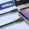 Ugreen kabel USB Typ C do ładowania i transferu danych 3A 1,5m czarny (US286)