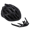 Kask rowerowy MTB Wozinsky z odpinanym daszkiem i tylną lampką USB 54-57 cm - czarny
