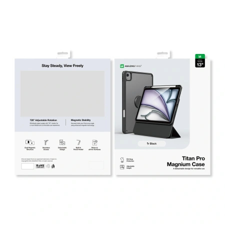 Etui AMAZINGTHING Titan Pro Mag Case na iPad Air M3 13" - czarne