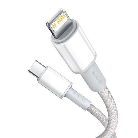BASEUS KABEL USB-C DO DO LIGHTNING 20W DO IPHONE 2M PD DO ŁADOWANIA