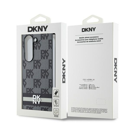 DKNY ETUI DO TELEFONU SAMSUNG GALAXY Z FOLD6 F956 POKROWIEC Z WZOREM PASKÓW