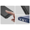 Carbon Case etui iPhone 14 Plus elastyczny żelowy pokrowiec na tył plecki niebieski