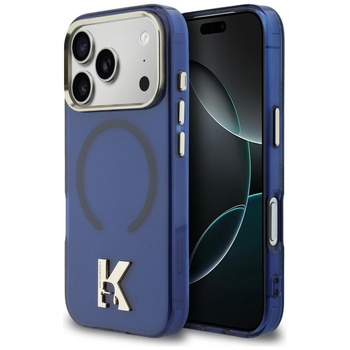 Etui Karl Lagerfeld IML K Head Logo      MagSafe do iPhone 17 Pro Max niebieski