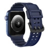 Strap Triple Protection pasek Apple Watch SE, 8, 7, 6, 5, 4, 3, 2, 1 (41, 40, 38 mm) opaska bransoleta granatowy