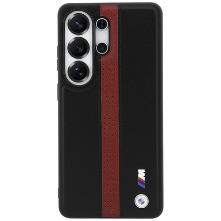Etui BMW Perforated Stripe Logo MagSafe  do Samsung Galaxy S26 Ultra czerwony