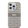 DKNY ETUI HARDCASE DO IPHONE 15 PRO MAX 6.7 DO MAGSAFE MONO STRIPE BEŻOWE
