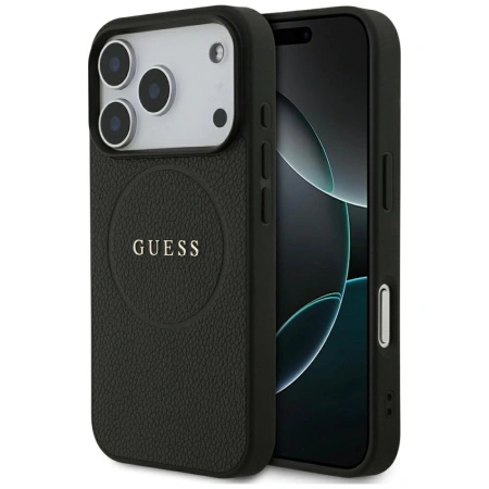 GUESS ETUI GRAINED RING MAGSAFE DO IPHONE 17 PRO POKROWIEC MAGNETYCZNY