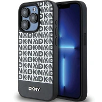 DKNY ETUI SKÓRZANE DO IPHONE 15 PRO MAX 6.7 HARDCASE DO MAGSAFE WZÓR LOGO