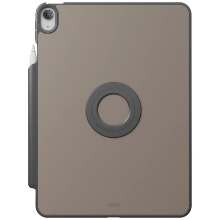 Etui UNIQ Rovus Snapmount Magnetic 360 Rotating Detachable do iPad 11" 2025 / iPad 10.9" 2022 (10 gen.) - szare