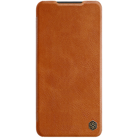 Nillkin Qin Leather etui skórzany pokrowiec z klapką portfel brązowe - samsung Galaxy A14