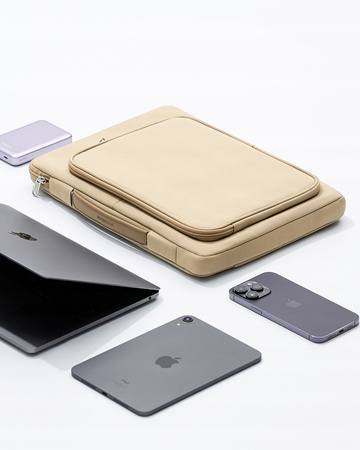 INNOSTYLE TORBA NA LAPTOPA 14 WODOODPORNA ETUI CASE OMNIPROTECT BEŻOWA