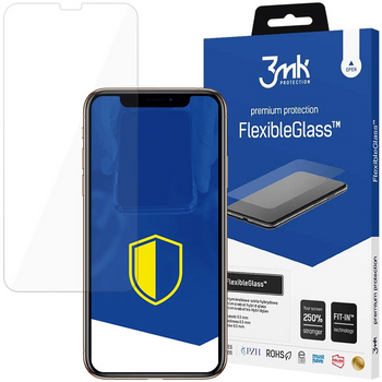 3MK FLEXIBLEGLASS SZKŁO DO IPHONE XS OCHRONA EKRANU BEZ BĄBELKÓW