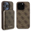 Zestaw Guess GUBPM5P15L4GEMGW iPhone15 Pro 6.1 hardcase + Powerbank 5000mAh MagSafe brązowy/brown 4G Metal Logo