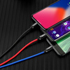 BASEUS KABEL 3W1 USB-C DO LIGHTNING MICRO DO TELEFONÓW IPHONE 0,3M ZESTAW