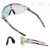 ROCKBROS OKULARY ROWEROWE FOTOCHROMOWE Z OCHRONĄ UV I WKŁADKĄ KOREKCYJNĄ