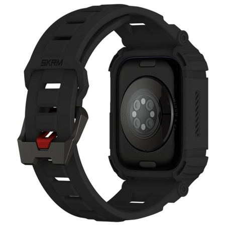 Skinarma pasek+etui Mecha 2in1 Apple     Watch 45/44mm czarny/black
