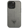Guess GUHCP14LPSATLG iPhone 14 Pro 6,1" srebrny/silver hardcase SaffianoTriangle Logo