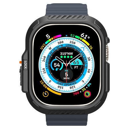 Spigen Lock Fit, black - Apple Watch Ultra 3/2/1