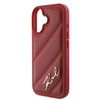 KARL LAGERFELD ETUI HARDCASE DO IPHONE 16 6.1 QUILTED SIGNATURE CZERWONY