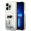 Karl Lagerfeld KLHCP14LLNKHCH iPhone 14 Pro 6,1" srebrny/silver hardcase Glitter Karl Head