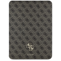 Guess GUFC13RM24PS4SGW iPad Air 13      2024/2025 brązowy/brown Magnetic 4G Big Logo