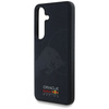 Etui Red Bull Leather Meshed Debossed    Bull MagSafe do Samsung Galaxy S25 granatowy