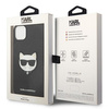 Karl Lagerfeld KLHCP14MSAPCHK iPhone 14 Plus 6,7" hardcase czarny/black Saffiano Choupette Head Patch