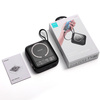 Joyroom powerbank indukcyjny 10000mAh Icy Series 22.5W z wbudowanym kablem USB C czarny (JR-L006)