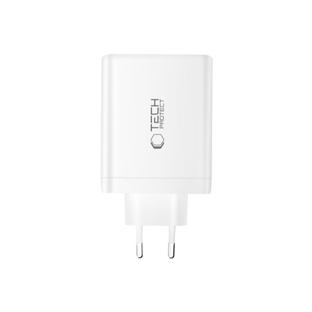 TECH-PROTECT NC140W-GAN 4-PORT NETWORK CHARGER PD 140W / QC3.0 WHITE