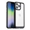 Outer Space Case etui iPhone 14 Pro Max sztywny pokrowiec z żelową ramką czarny
