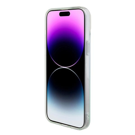 Guess GUHMP15SHITSQ iPhone 15 6.1" turkusowy/turquoise hardcase IML Iridescent MagSafe