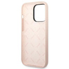 Guess GUHCP14XSLTGP iPhone 14 Pro Max 6,7" różowy/pink hardcase Silicone Triangle