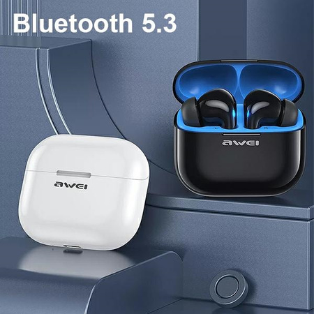 AWEI SŁUCHAWKI BLUETOOTH 5.3 T1 PRO TWS DO TELEFONÓW I KOMPUTERÓW Z STACJĄ