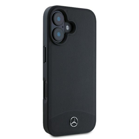 MERCEDES ETUI CASE HARDCASE POKROWIEC DO IPHONE 16 SKÓRA TEKSTUROWA