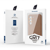 Dux Ducis Grit etui Samsung Galaxy S23+ elegancki pokrowiec ze sztucznej skóry brązowe