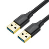 Ugreen kabel przewód USB-A - USB-A USB3.0 5Gb/s 0.5m czarny (US128)