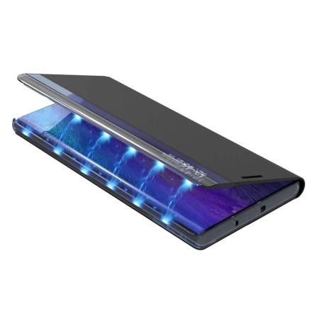 HURTEL NEW SLEEP CASE POKROWIEC ETUI DO SAMSUNG GALAXY A03S Z KLAPKĄ RÓŻOWY