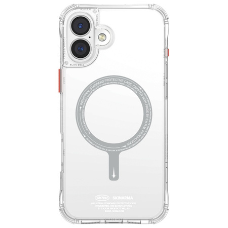 Skinarma etui Saido iPhone 16 6.1       Magnetic Charging przezroczysty/clear