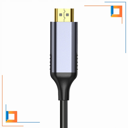 CO2 KABEL USB-C HDMI PRZEJŚCIÓWKA ADAPTER HUB USB TYP C DO HDMI MHL 4K 60HZ 2M