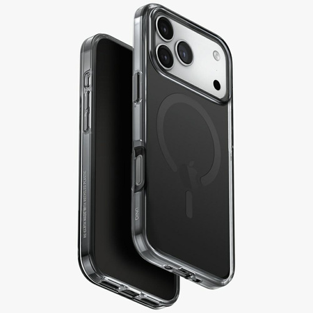 Etui UNIQ Clario do iPhone 17 Pro Max Magclick Charging czarny