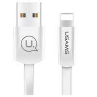 USAMS KABEL PŁASKI U2 DO LIGHTNING 1.2M DO IPHONE 5 6 7 8 X SZYBKIE