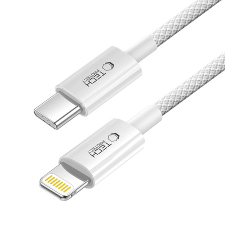 TECH-PROTECT KABEL DO LIGHTNING DO IPHONE 11 12 13 14 27W 100CM CHŁODNY