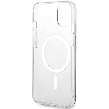 Etui Guess 4G MagSafe na iPhone 15 Plus / 14 Plus - czarne