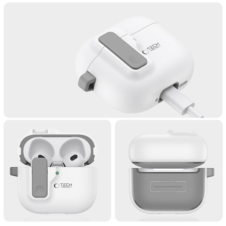 TECH-PROTECT ETUI SLIM HOOK DO APPLE AIRPODS 4 Z DODATKOWĄ OCHRONĄ I WYGODĄ