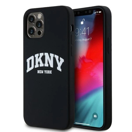 DKNY ETUI HARDCASE LIQUID SILICONE DO IPHONE 12 12 PRO 6.1 DO MAGSAFE Z