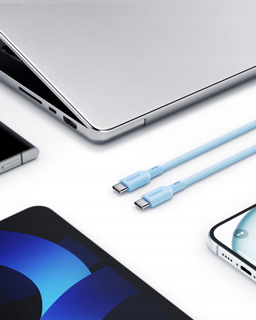 INNOSTYLE KABEL USB-C SZYBKIE ŁADOWANIE DO IPHONE SAMSUNG KEVLAR 240W 2M