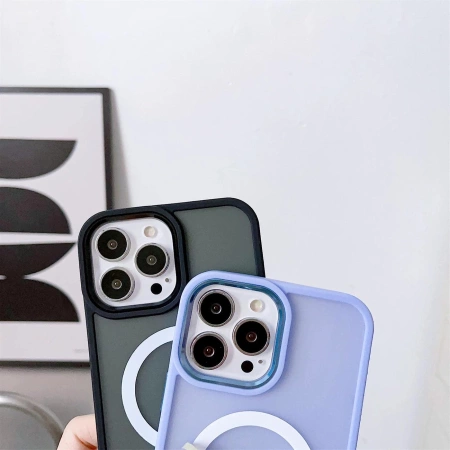 HURTEL ETUI CASE POKROWIEC MAGNETYCZNY DO MAGSAFE IPHONE 15 ZIELONY MATTE